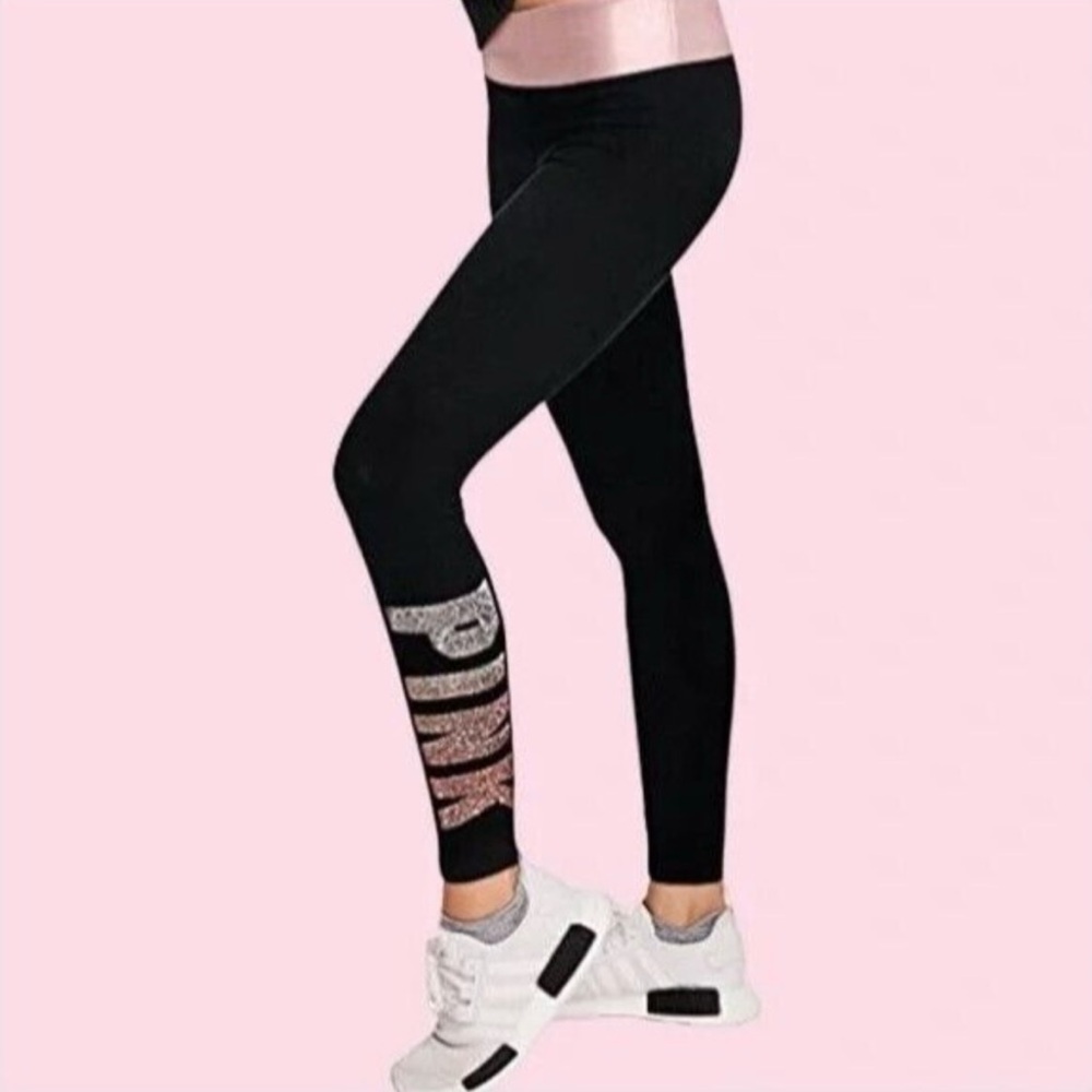 Victorias Secret Pink Y2K Bling Leggings